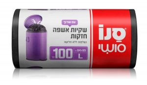 סנו סושי 100 שקיות אשפה