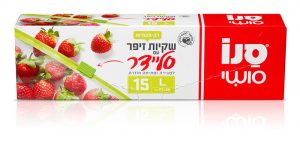סנו סושי שקיות זיפר עם סליידר