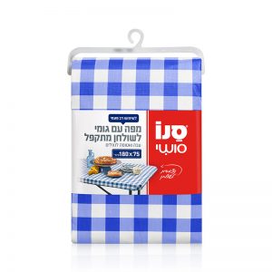 סנו סושי מפת גומי כחול-לבן