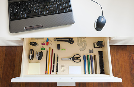 Organizing the messy drawer