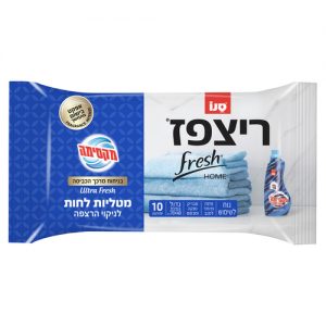ריצפז מטליות לחות לניקוי הרצפה